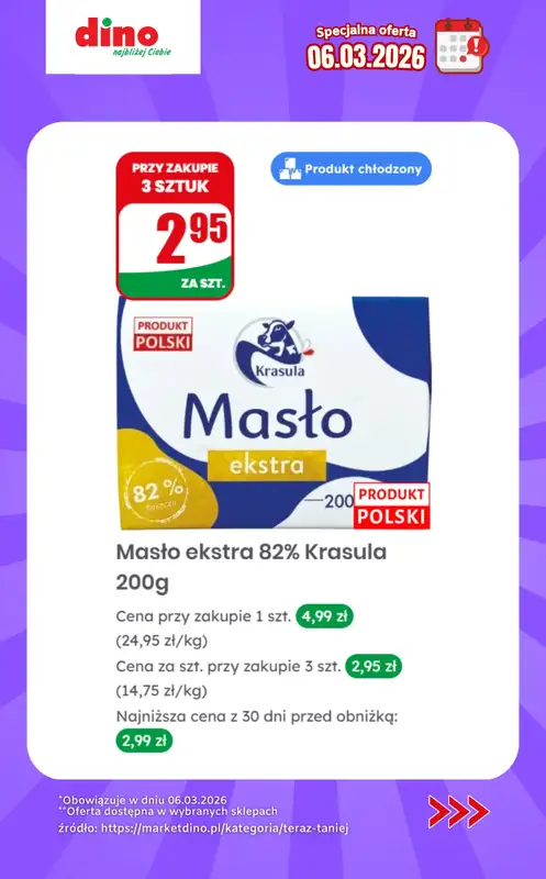 Dino - gazetka promocyjna Specjalna oferta na 06.03.2026 - promocje spoza gazetki   - strona 3