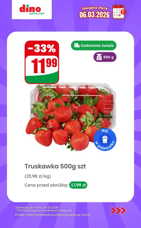 Dino - gazetka promocyjna Specjalna oferta na 06.03.2026 - promocje spoza gazetki   - strona 2