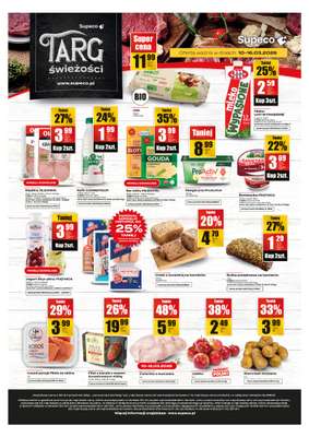 Supeco - gazetka promocyjna Targ świeżości od wtorku 10.03 do poniedziałku 16.03