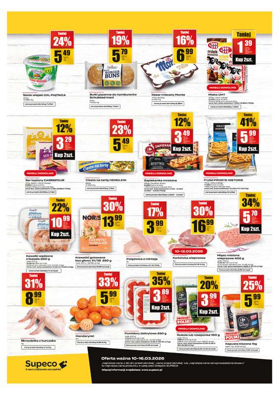 Supeco - gazetka promocyjna Targ świeżości od wtorku 10.03 do poniedziałku 16.03 - strona 2