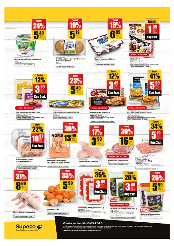 Supeco - gazetka promocyjna Targ świeżości od wtorku 10.03 do poniedziałku 16.03 - strona 2