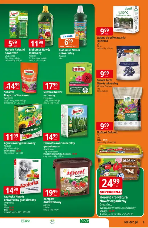Leclerc - gazetka promocyjna Oferta E.Leclerc I Ogród od wtorku 10.03 do soboty 21.03 - strona 9