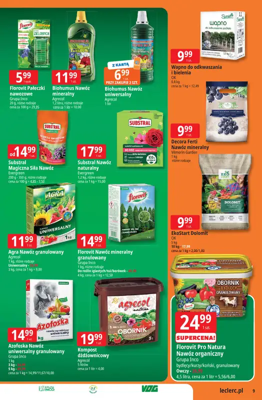 Leclerc - gazetka promocyjna Oferta E.Leclerc I Ogród od wtorku 10.03 do soboty 21.03 - strona 9