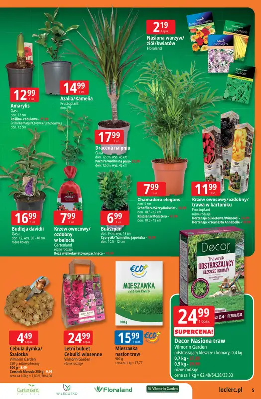 Leclerc - gazetka promocyjna Oferta E.Leclerc I Ogród od wtorku 10.03 do soboty 21.03 - strona 5