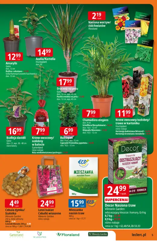 Leclerc - gazetka promocyjna Oferta E.Leclerc I Ogród od wtorku 10.03 do soboty 21.03 - strona 5