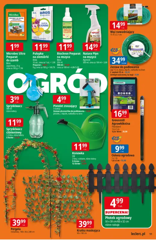 Leclerc - gazetka promocyjna Oferta E.Leclerc I Ogród od wtorku 10.03 do soboty 21.03 - strona 11