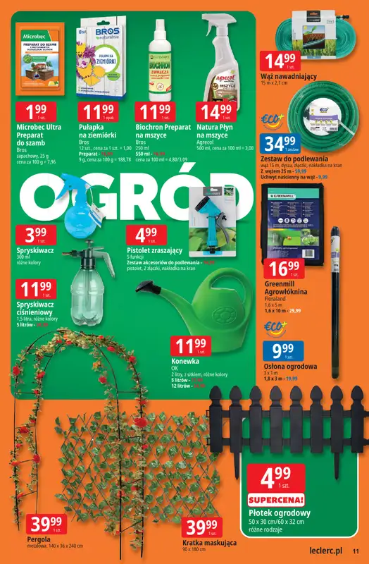 Leclerc - gazetka promocyjna Oferta E.Leclerc I Ogród od wtorku 10.03 do soboty 21.03 - strona 11