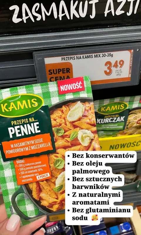 Biedronka - gazetka promocyjna Zakupowe Inspiracje - produkty Kamis  