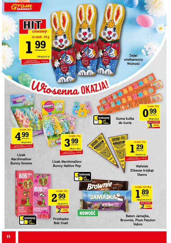 Gram Market - gazetka promocyjna Gazetka od środy 11.03 do wtorku 17.03 - strona 11