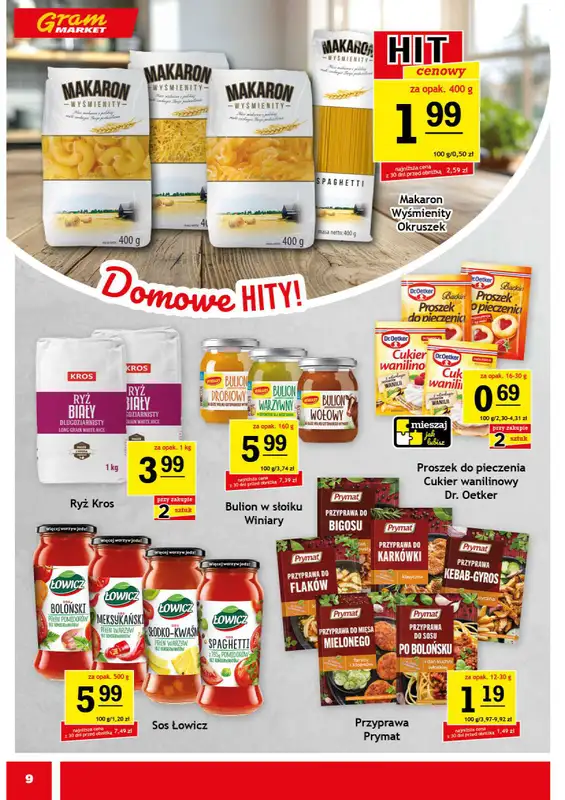Gram Market - gazetka promocyjna Gazetka od środy 11.03 do wtorku 17.03 - strona 9