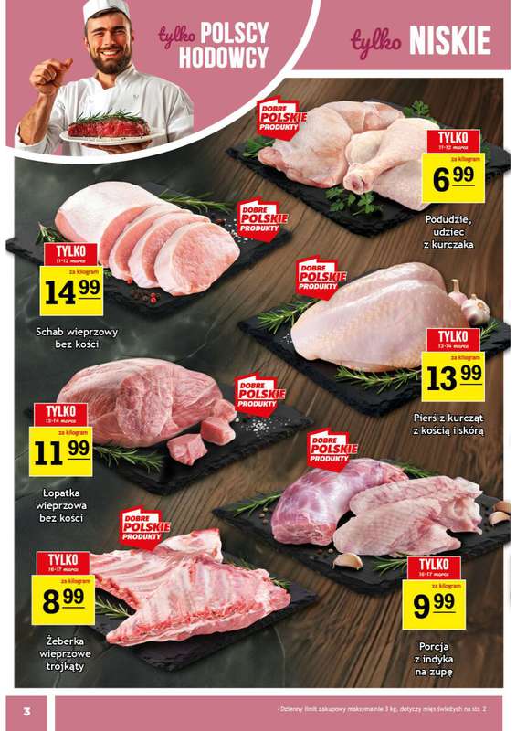 Gram Market - gazetka promocyjna Gazetka od środy 11.03 do wtorku 17.03 - strona 3