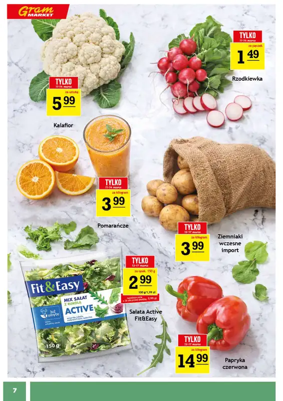 Gram Market - gazetka promocyjna Gazetka od środy 11.03 do wtorku 17.03 - strona 7