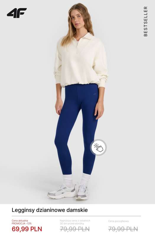 4F - gazetka promocyjna Hity wyprzedaży dla niej od piątku 06.03  - strona 4