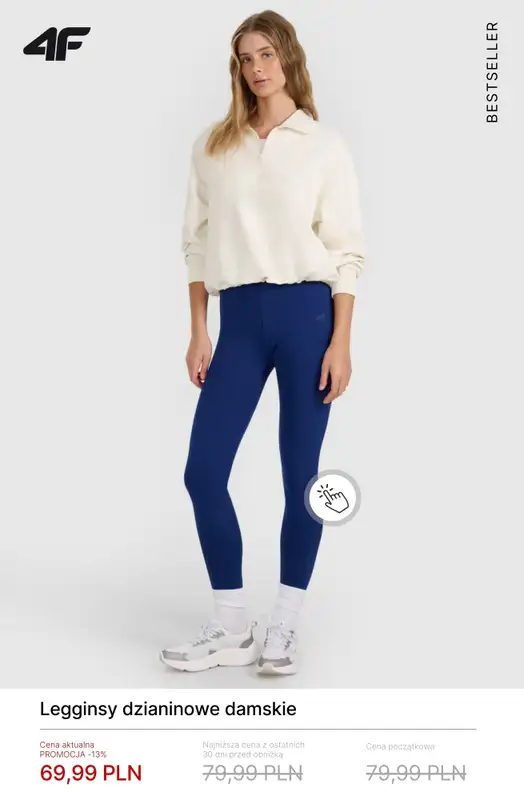 4F - gazetka promocyjna Hity wyprzedaży dla niej od piątku 06.03  - strona 4