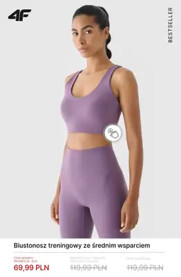 4F - gazetka promocyjna Hity wyprzedaży dla niej od piątku 06.03  - strona 8