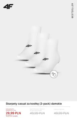 4F - gazetka promocyjna Hity wyprzedaży dla niej od piątku 06.03  - strona 13