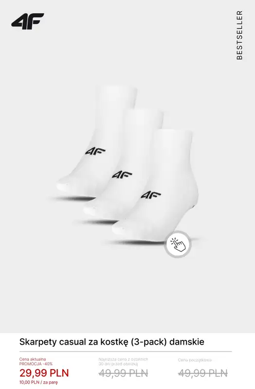 4F - gazetka promocyjna Hity wyprzedaży dla niej od piątku 06.03  - strona 13