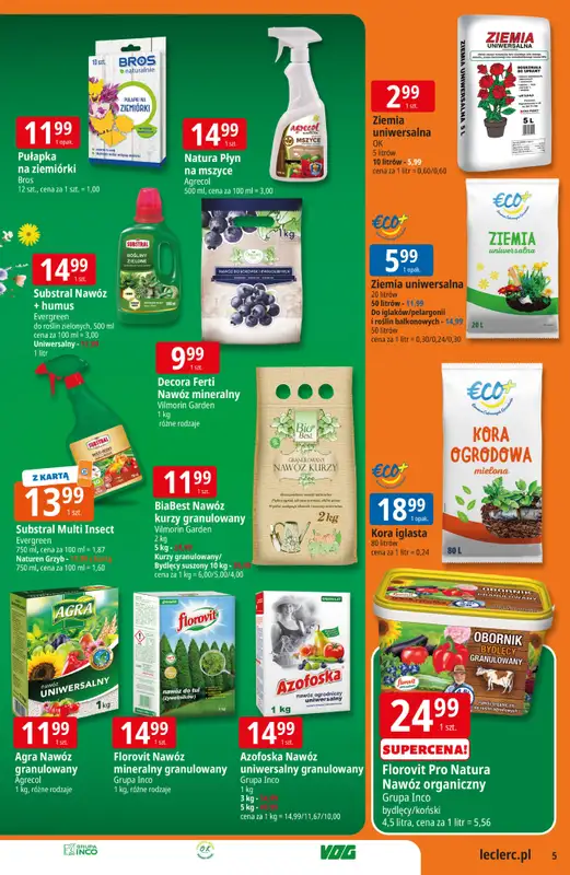 Leclerc - gazetka promocyjna Oferta E.Leclerc I Ogród od wtorku 10.03 do soboty 21.03 - strona 5