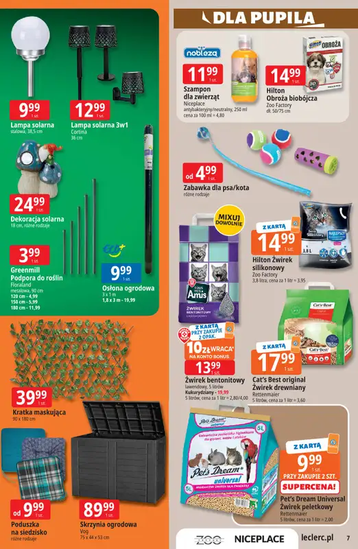 Leclerc - gazetka promocyjna Oferta E.Leclerc I Ogród od wtorku 10.03 do soboty 21.03 - strona 7