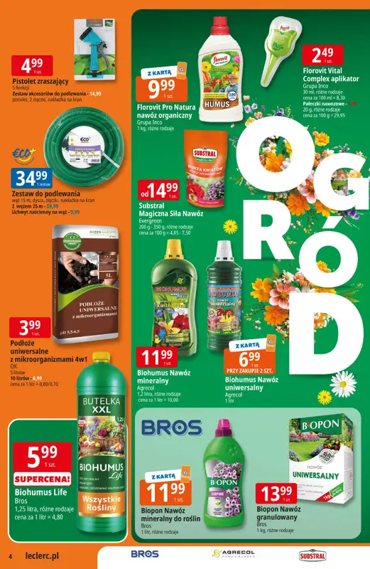 Leclerc - gazetka promocyjna Oferta E.Leclerc I Ogród od wtorku 10.03 do soboty 21.03 - strona 4