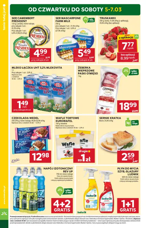Stokrotka - gazetka promocyjna Gazetka Supermarket od czwartku 05.03 do środy 11.03 - strona 4