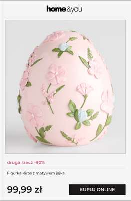 Figurka Kiros z motywem jajka