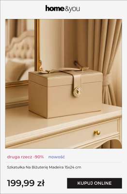 Szkatułka Na Biżuterię Madeira 15x24 cm