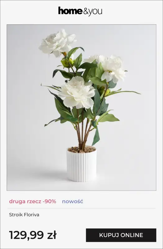 home&you - gazetka promocyjna DRUGA RZECZ -90% od piątku 06.03 do wtorku 10.03 - strona 3
