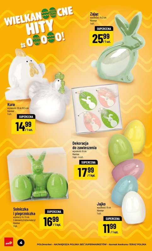 POLOmarket - gazetka promocyjna Katalog Wielkanoc od piątku 06.03 do czwartku 09.04 - strona 4