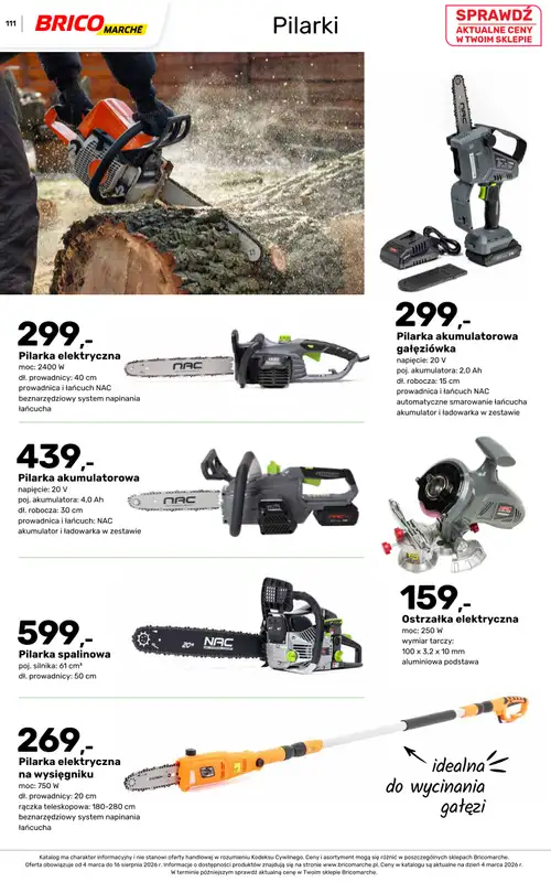 Bricomarche - gazetka promocyjna Katalog ogród od piątku 06.03 do niedzieli 16.08 - strona 111