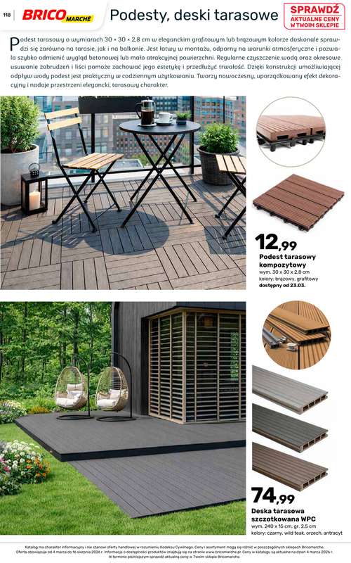 Bricomarche - gazetka promocyjna Katalog ogród od piątku 06.03 do niedzieli 16.08 - strona 118