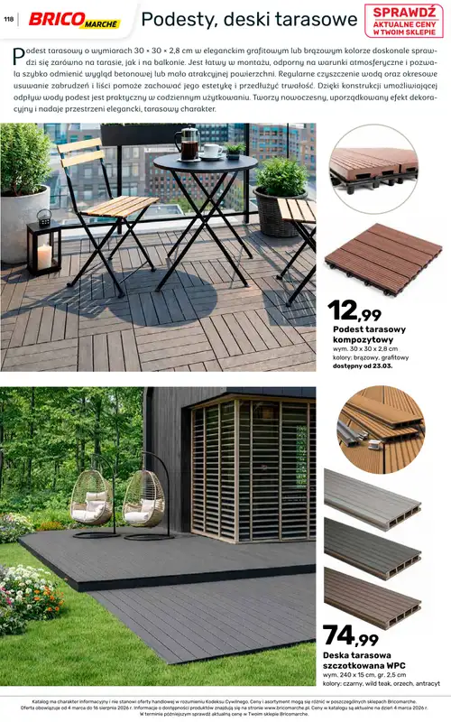 Bricomarche - gazetka promocyjna Katalog ogród od piątku 06.03 do niedzieli 16.08 - strona 118