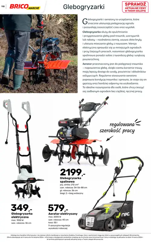 Bricomarche - gazetka promocyjna Katalog ogród od piątku 06.03 do niedzieli 16.08 - strona 110