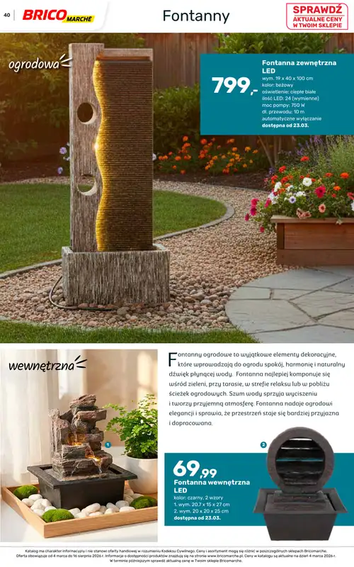 Bricomarche - gazetka promocyjna Katalog ogród od piątku 06.03 do niedzieli 16.08 - strona 40