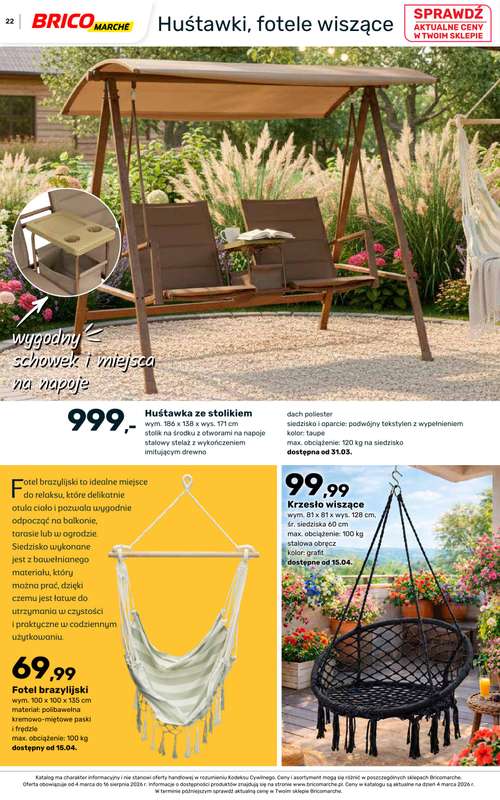 Bricomarche - gazetka promocyjna Katalog ogród od piątku 06.03 do niedzieli 16.08 - strona 22
