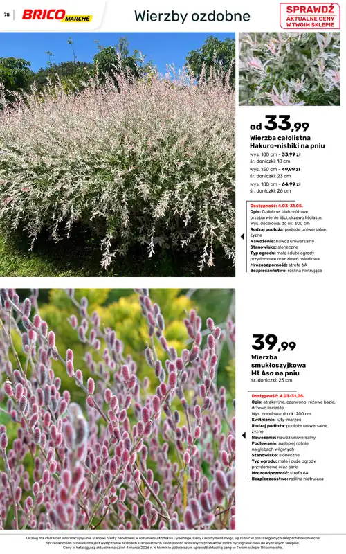 Bricomarche - gazetka promocyjna Katalog ogród od piątku 06.03 do niedzieli 16.08 - strona 78