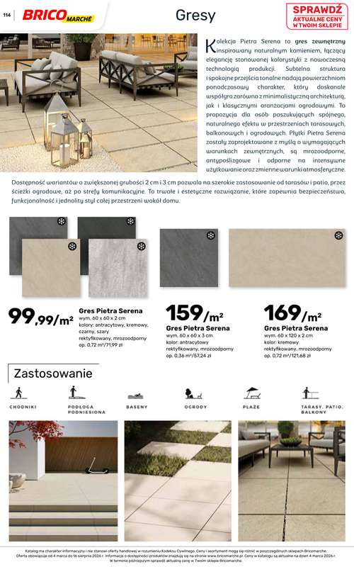 Bricomarche - gazetka promocyjna Katalog ogród od piątku 06.03 do niedzieli 16.08 - strona 114