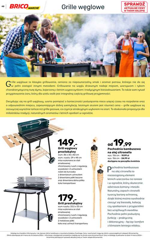 Bricomarche - gazetka promocyjna Katalog ogród od piątku 06.03 do niedzieli 16.08 - strona 48