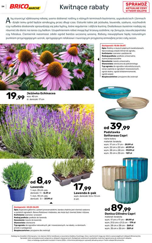 Bricomarche - gazetka promocyjna Katalog ogród od piątku 06.03 do niedzieli 16.08 - strona 54