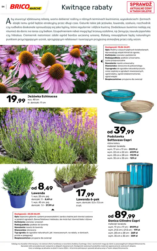 Bricomarche - gazetka promocyjna Katalog ogród od piątku 06.03 do niedzieli 16.08 - strona 54