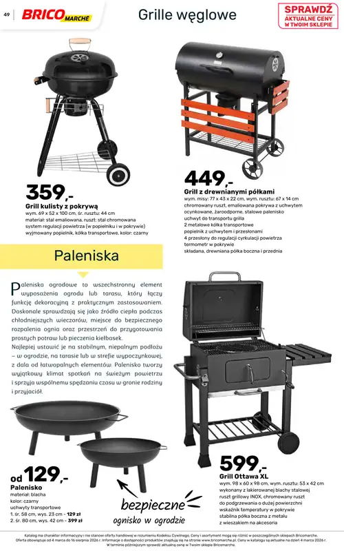 Bricomarche - gazetka promocyjna Katalog ogród od piątku 06.03 do niedzieli 16.08 - strona 49