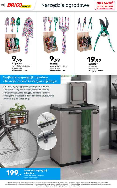 Bricomarche - gazetka promocyjna Katalog ogród od piątku 06.03 do niedzieli 16.08 - strona 102