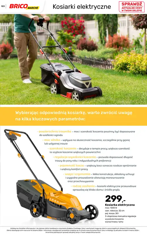 Bricomarche - gazetka promocyjna Katalog ogród od piątku 06.03 do niedzieli 16.08 - strona 103