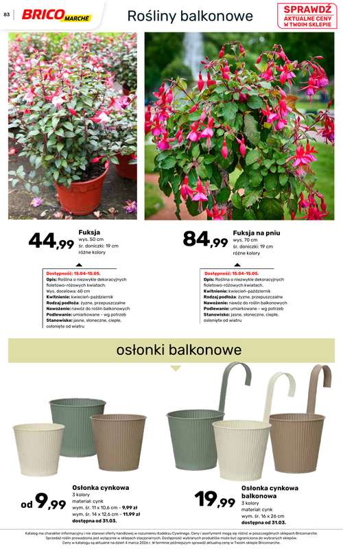 Bricomarche - gazetka promocyjna Katalog ogród od piątku 06.03 do niedzieli 16.08 - strona 83