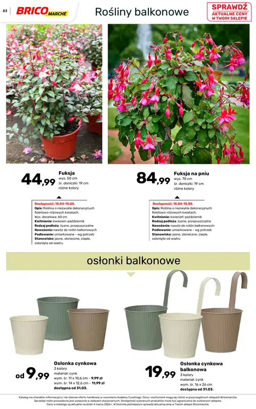 Bricomarche - gazetka promocyjna Katalog ogród od piątku 06.03 do niedzieli 16.08 - strona 83
