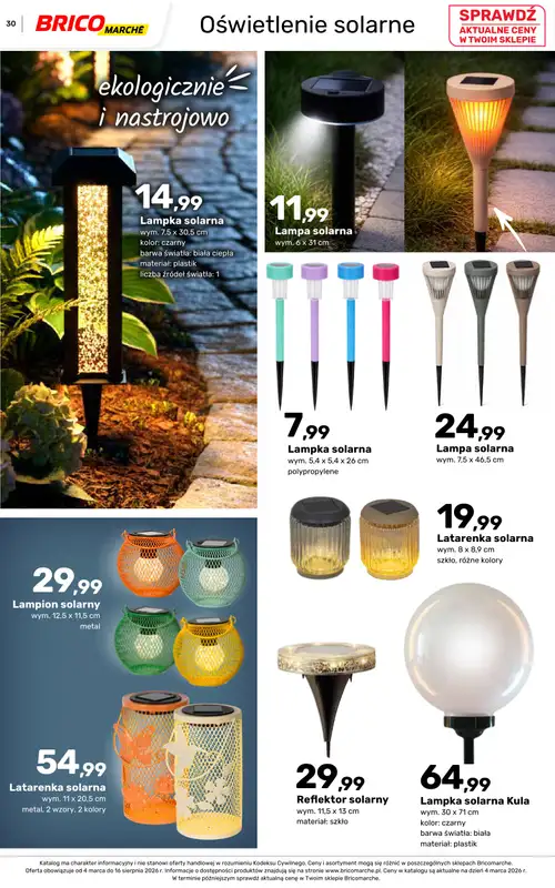 Bricomarche - gazetka promocyjna Katalog ogród od piątku 06.03 do niedzieli 16.08 - strona 30