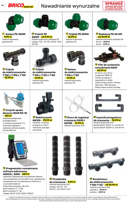 Bricomarche - gazetka promocyjna Katalog ogród od piątku 06.03 do niedzieli 16.08 - strona 94