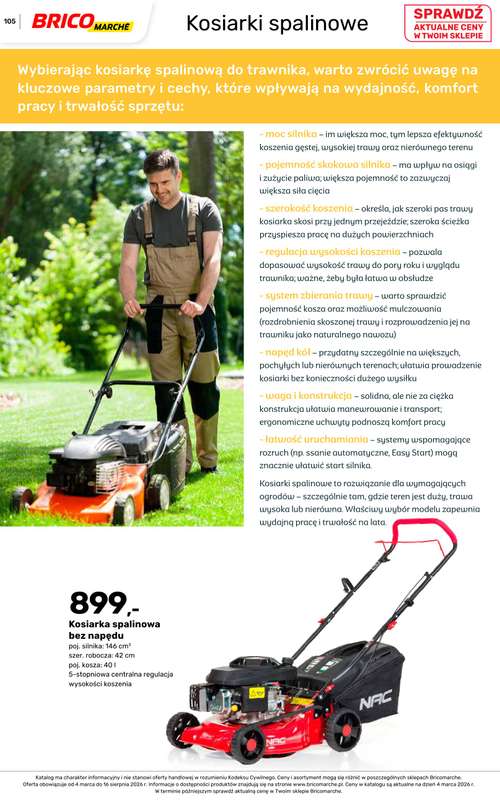 Bricomarche - gazetka promocyjna Katalog ogród od piątku 06.03 do niedzieli 16.08 - strona 105