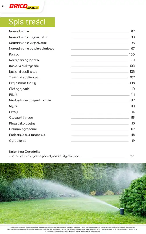 Bricomarche - gazetka promocyjna Katalog ogród od piątku 06.03 do niedzieli 16.08 - strona 91