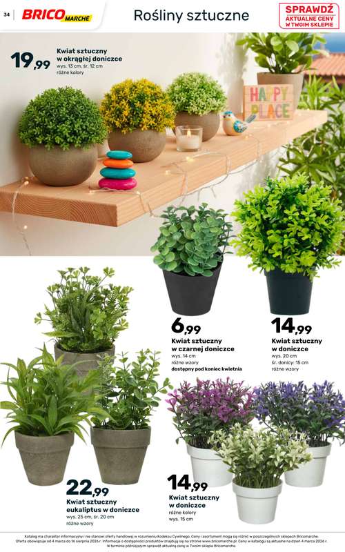 Bricomarche - gazetka promocyjna Katalog ogród od piątku 06.03 do niedzieli 16.08 - strona 34